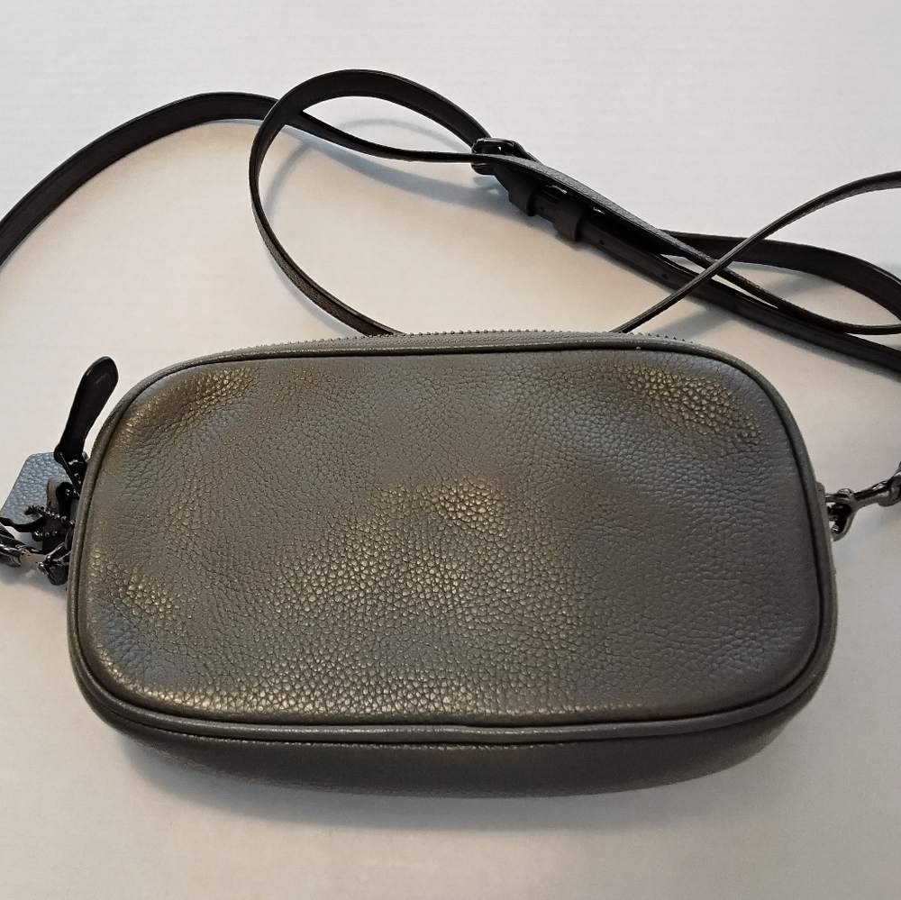 COACH PRARIE SUEDE And LEATHER Crossbody Bag. - Picture 2 of 5